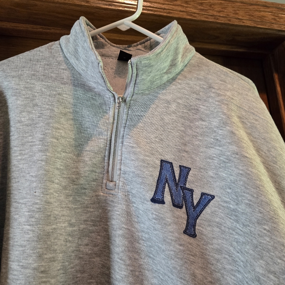 SHEIN Gray Fleece-Lined Sweatshirt - Picture 2 of 15